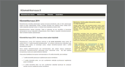 Desktop Screenshot of kilometrikorvaus.fi